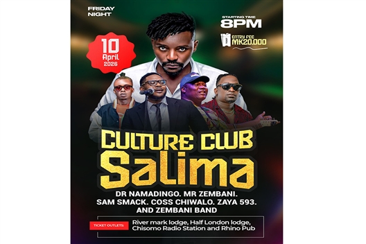 Culture Club salima presents